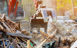demolition contractor, concept image.